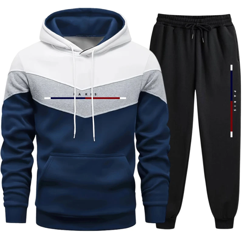 Winter Clothing Men Sale - Conjunto de Moletom Masculino Casual com
