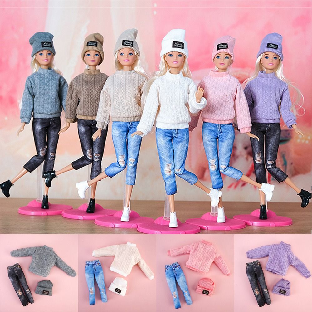 Winter Wear Clothes - 1 conjunto de roupas casuais para
