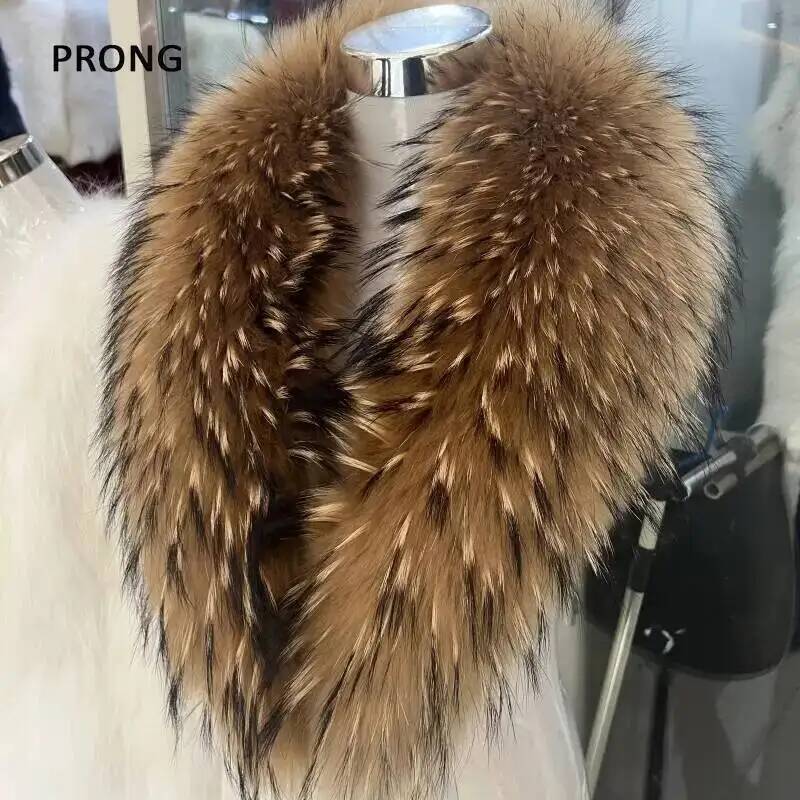 Winter Clothing Uae - Gola de pele de guaxinim natural