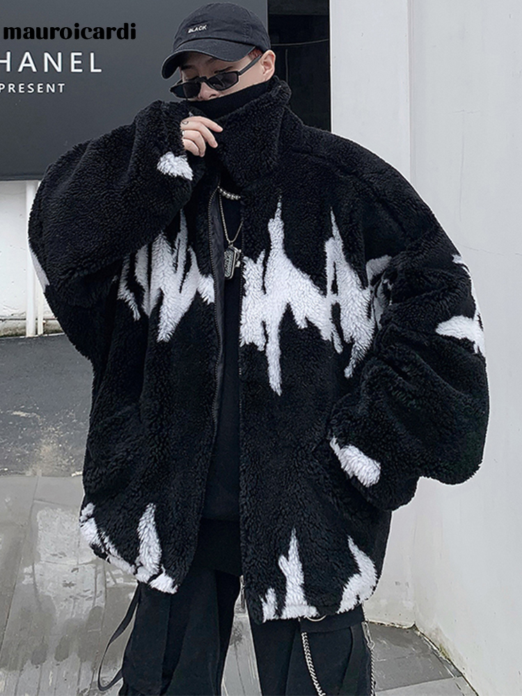 Winter Clothing Uae - Mauroicardi inverno oversized engrossado quente fofo