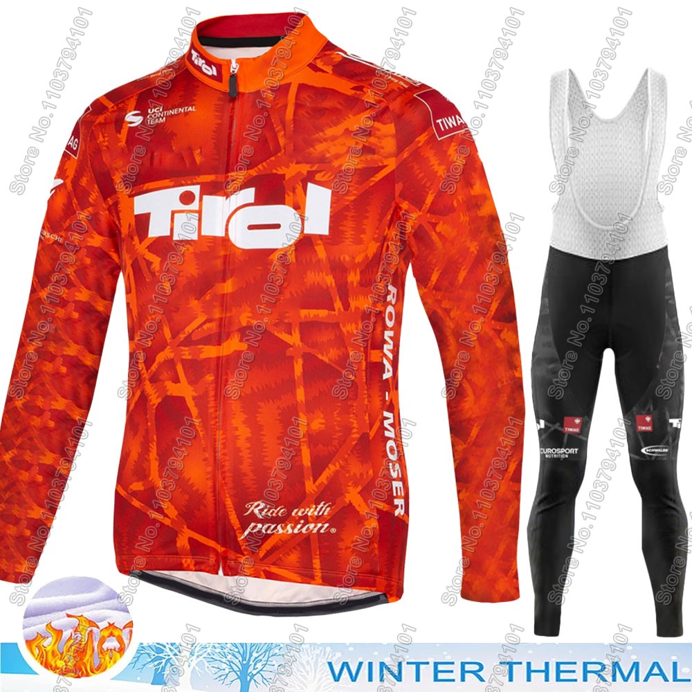 Winter Clothing Men Sale - Tirol equipe 2024 conjunto camisa de