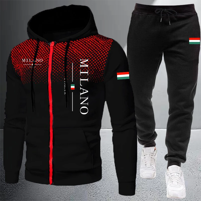 Winter Clothing Uae - Conjunto de Moletom Masculino de Alta