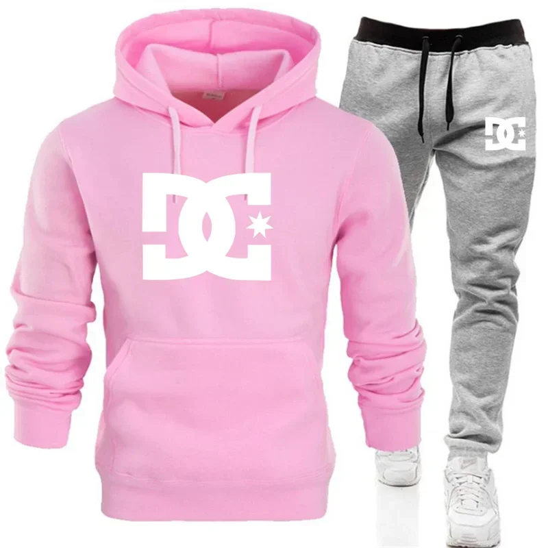 Winter Clothing Fashion - Conjunto Masculino de Moletom com Capuz