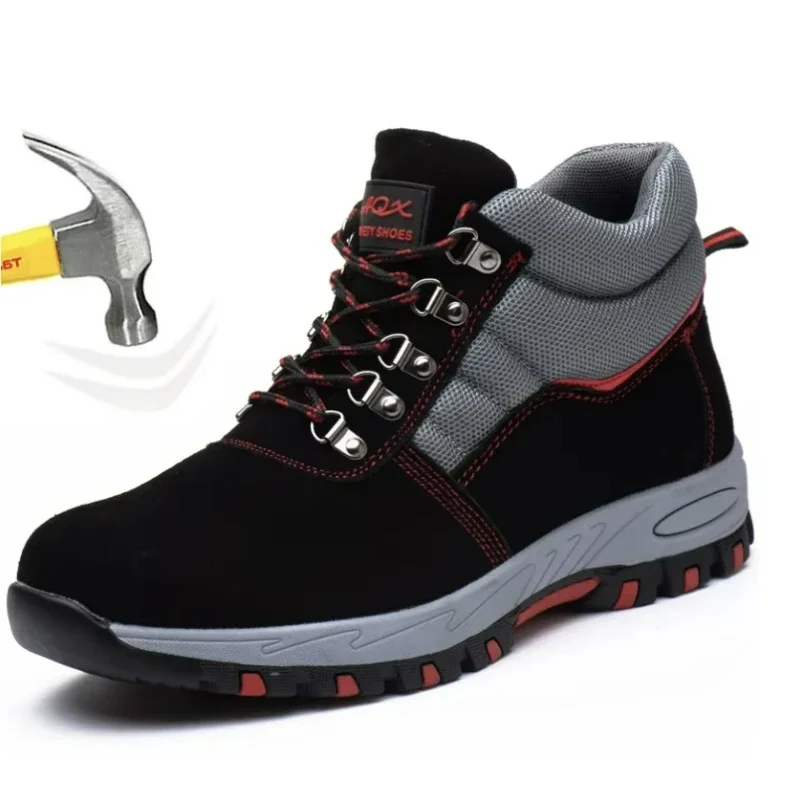 Winter Clothing Material - Botas de segurança masculinas de alta