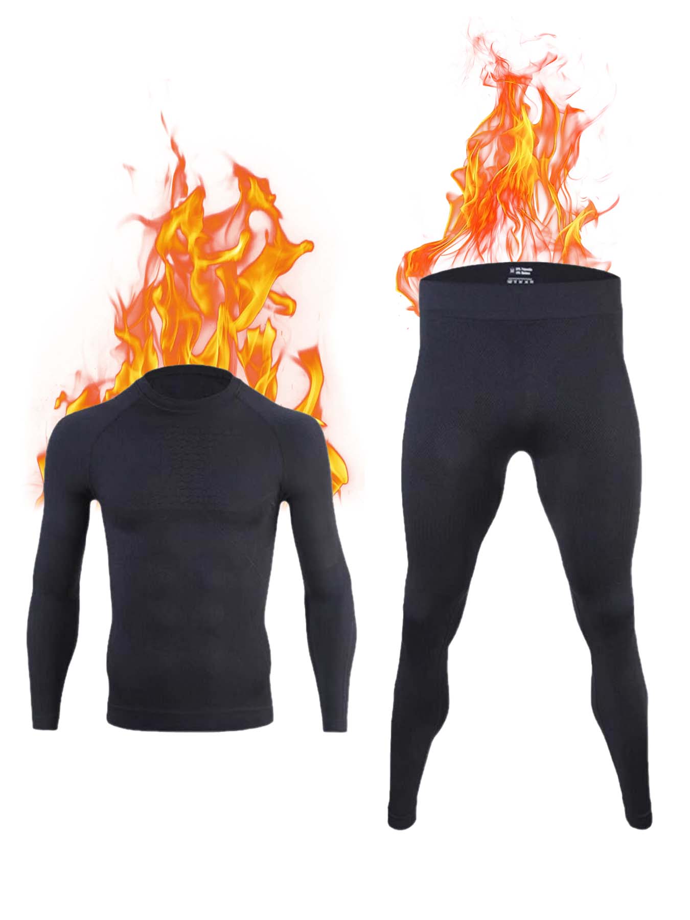 Thermal Base Layer - Conjunto de roupa íntima térmica masculina,