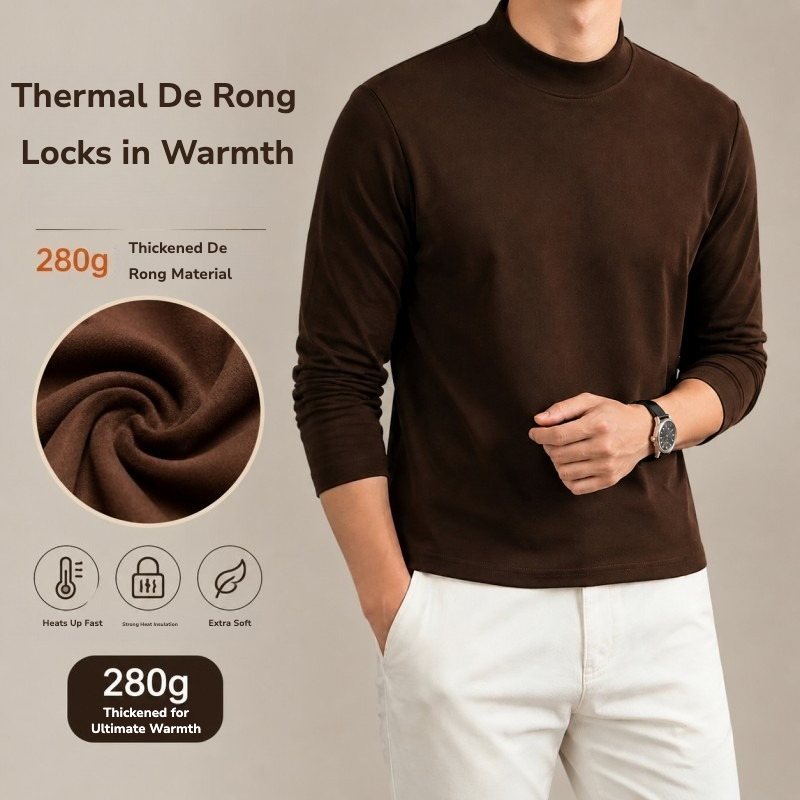 Thermal Base Layer - Camiseta Térmica Masculina de Manga Longa
