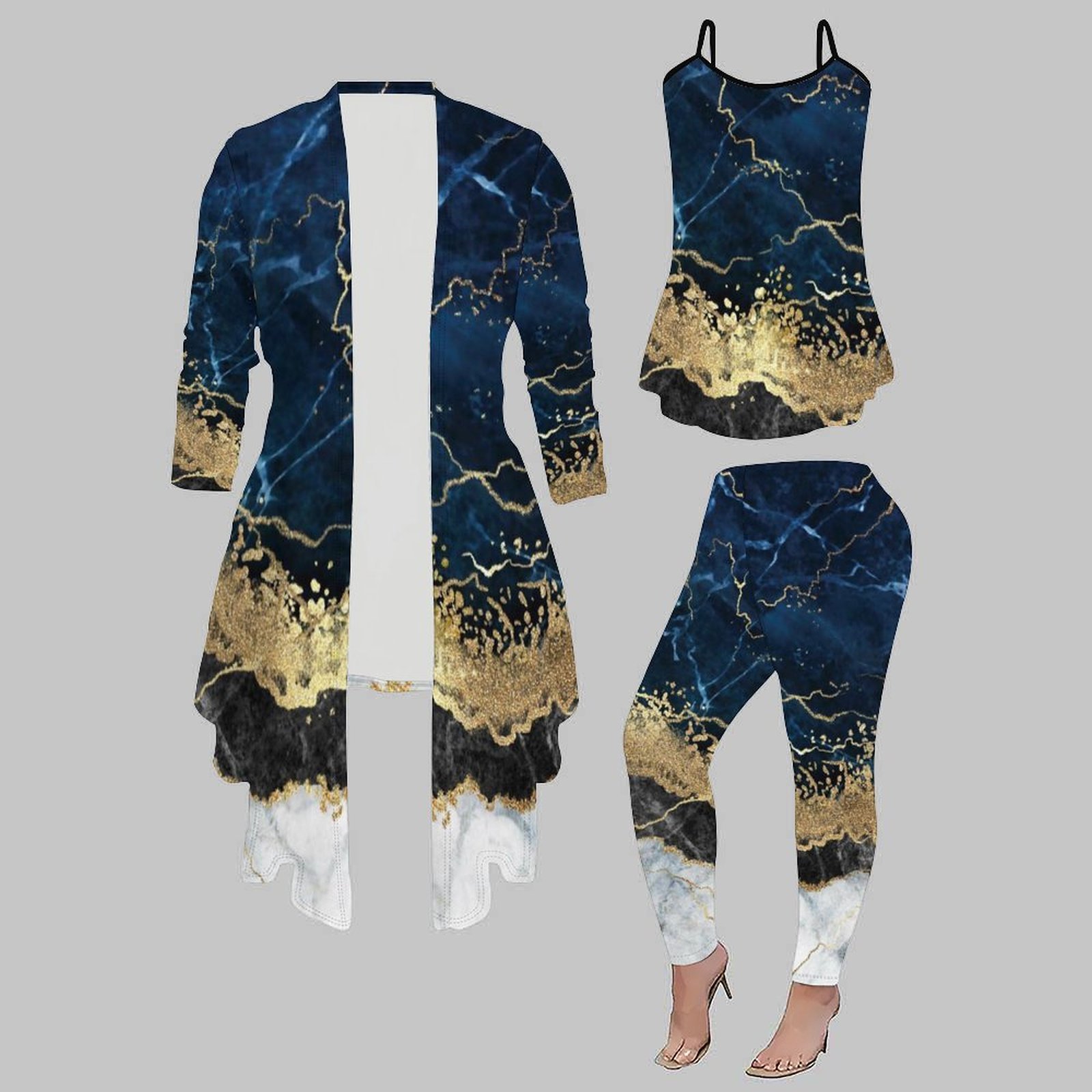 Winter Clothing Uae - Conjunto Elegante de Calças Justas para