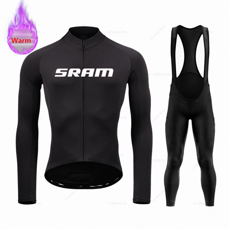 Winter Clothing Men Sale - Sram equipe inverno manga longa lã