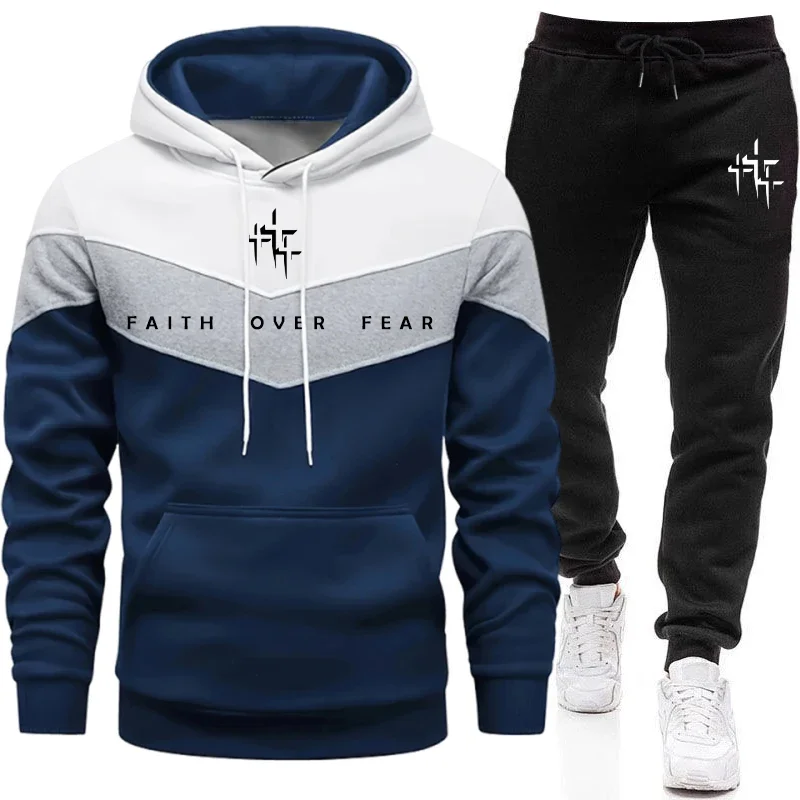 Conjunto Masculino Faith Over  - Winter Clothing Fashion avaliação e preço