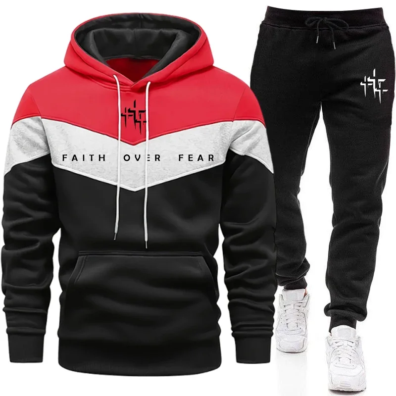 Conjunto Masculino Faith Over  - Winter Clothing Fashion avaliação e preço