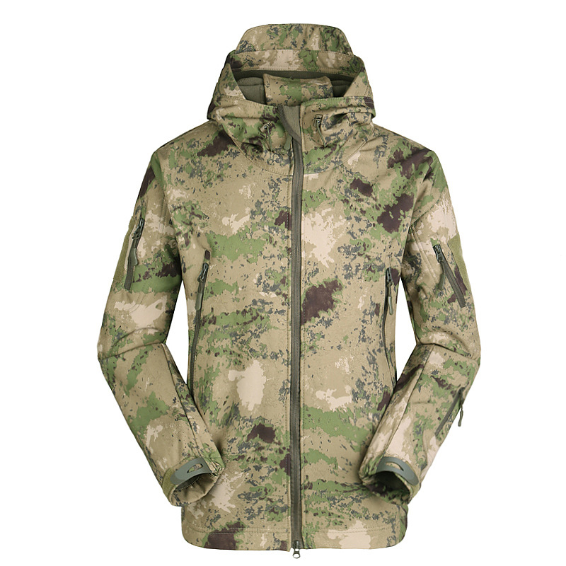 Conjunto de camuflagem de aven - Windproof Jacket Softshell avaliação e preço