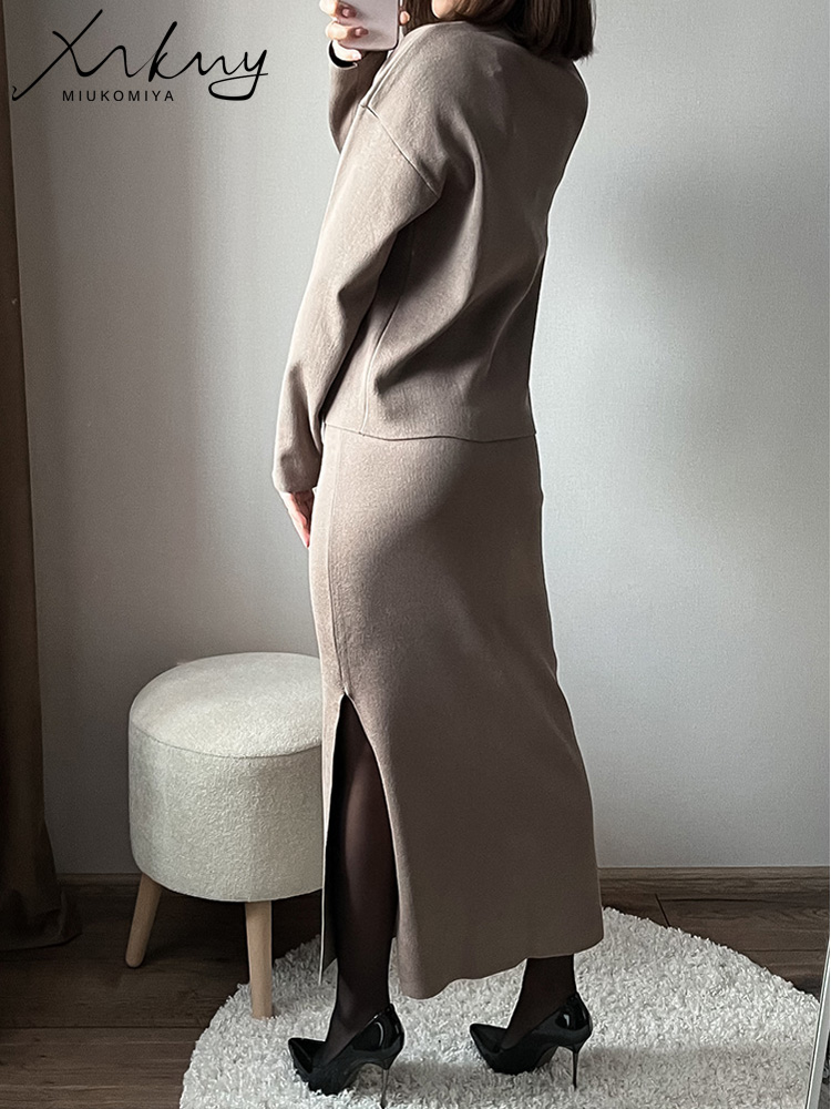 Saias compridas Bodycon de 2 p - Winter Wear Clothes avaliação e preço