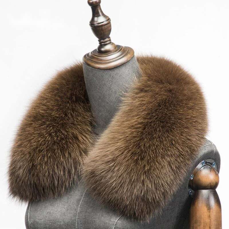 Inverno natural lenço de pele  - Winter Clothing Uae avaliação e preço