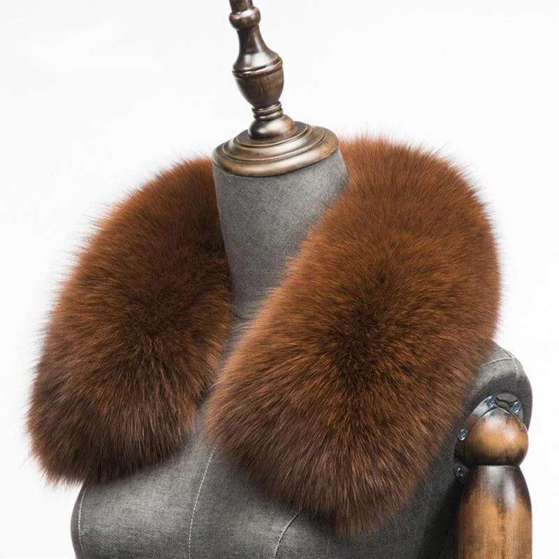 Inverno natural lenço de pele  - Winter Clothing Uae avaliação e preço