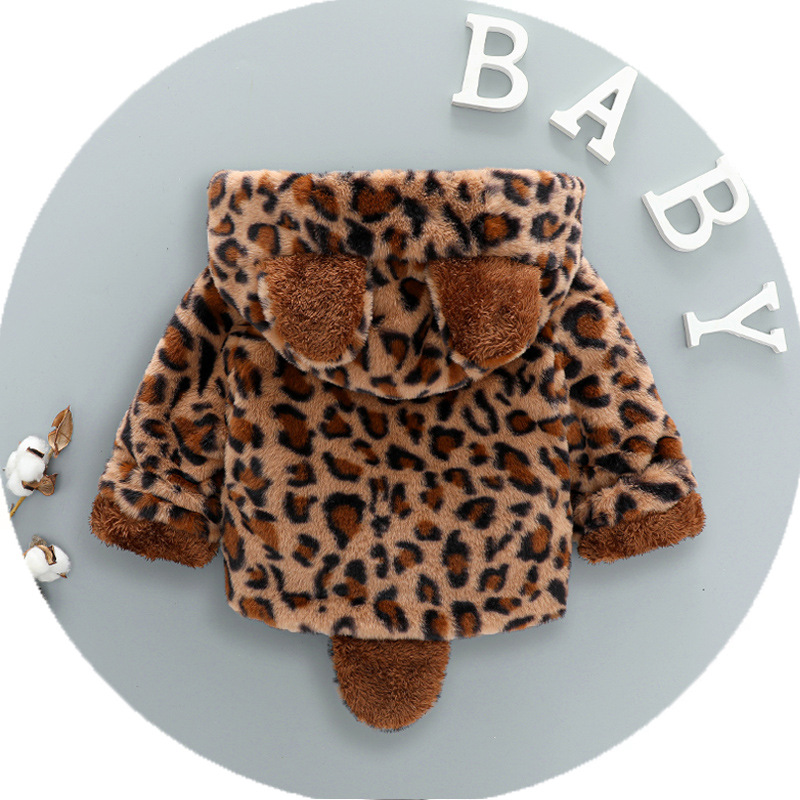 1 2 3 4 anos de pelúcia jaquet - Winter Clothing Baby Girl avaliação e preço