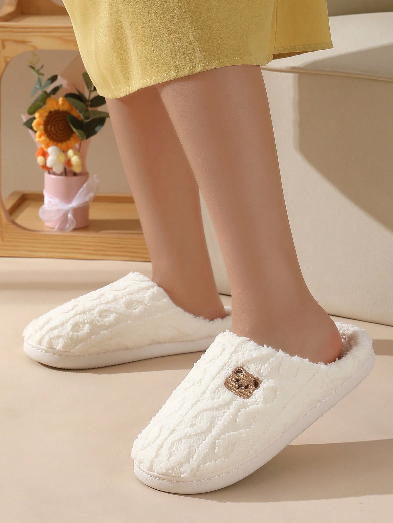 Chinelos masculinos e feminino - Winter Clothing Material avaliação e preço