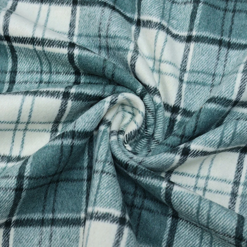Tecido Xadrez Vintage de Lã Ma - Winter Clothing Material avaliação e preço