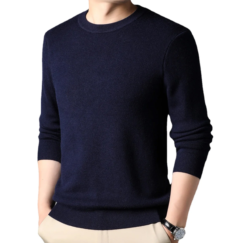 Pulôver de malha de cor sólida - Winter Clothing Uae avaliação e preço