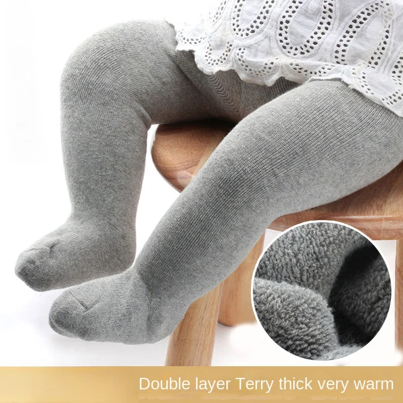 Meias de algodão macio para cr - Winter Clothing Baby Girl avaliação e preço