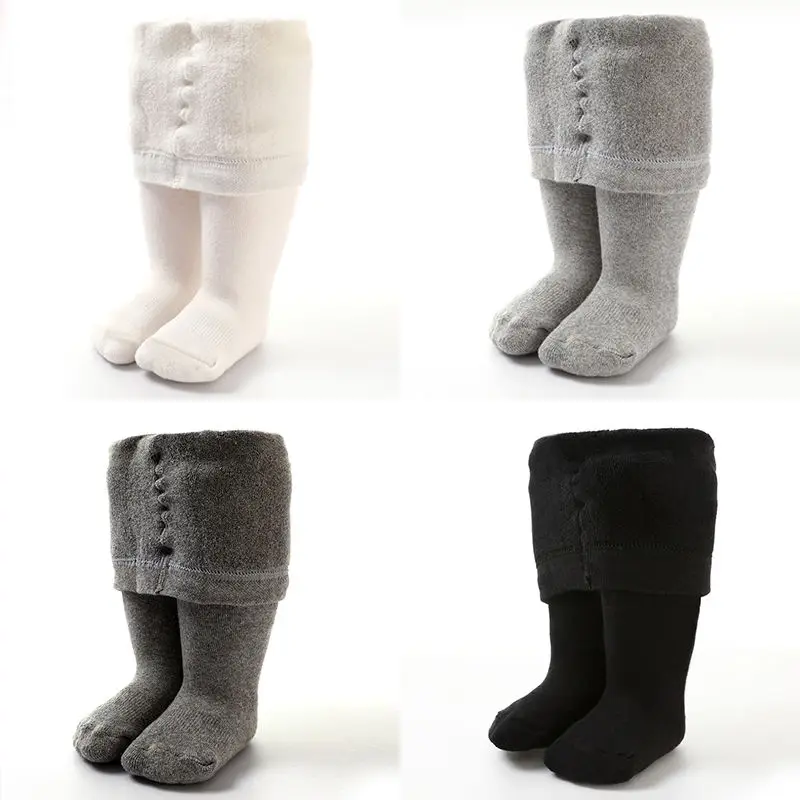 Meias de algodão macio para cr - Winter Clothing Baby Girl avaliação e preço