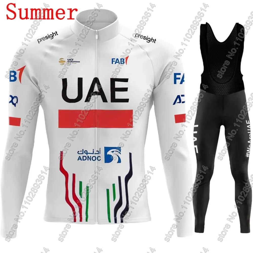 UAE Ciclismo Jersey Set, Equip - Winter Clothing Men Sale avaliação e preço