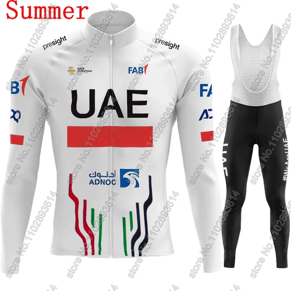 UAE Ciclismo Jersey Set, Equip - Winter Clothing Men Sale avaliação e preço