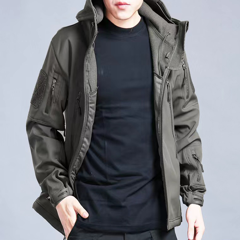 Outono inverno softshell jaque - Windproof Jacket Softshell avaliação e preço